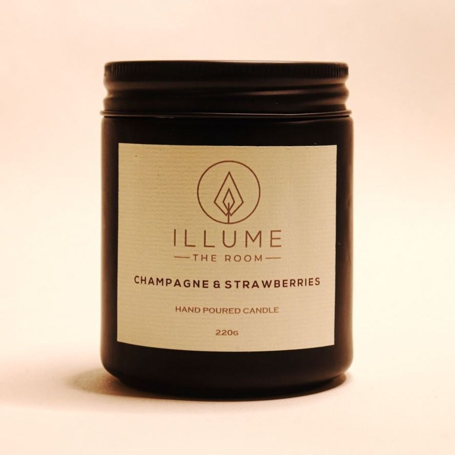 Champagne & Strawberries Candle