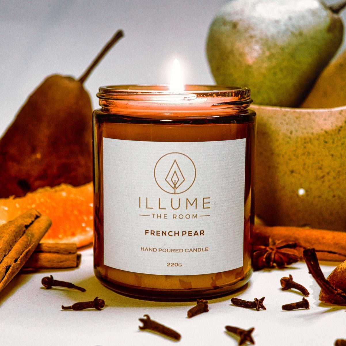 French Pear Scented Candle