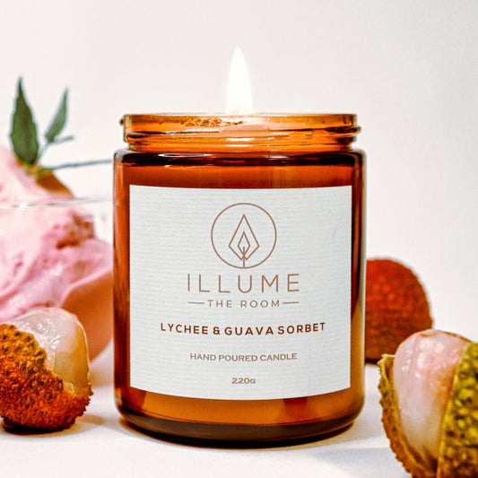 Lychee & Guava Sorbet Candle 